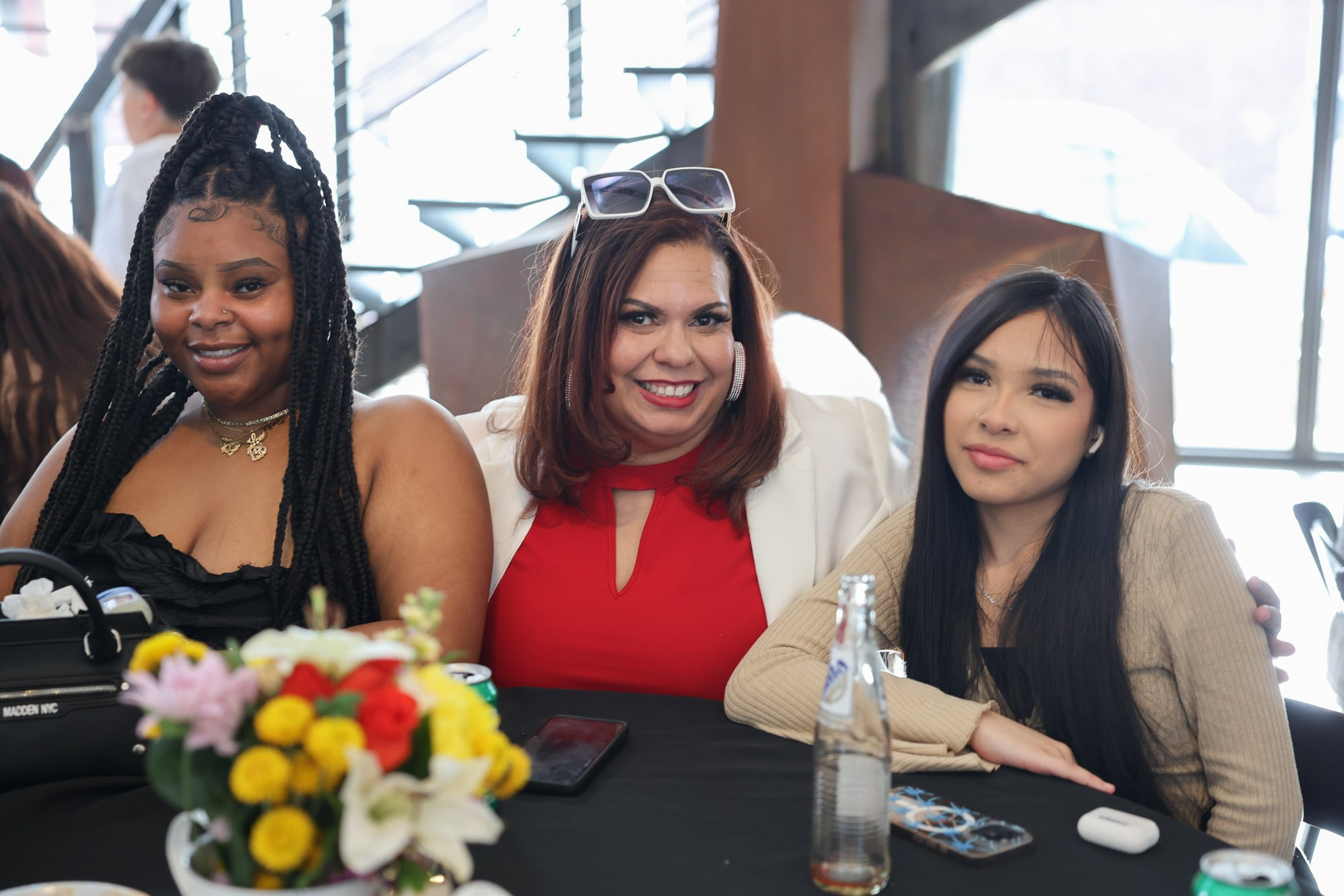 Mentor with students in UpLift programs
